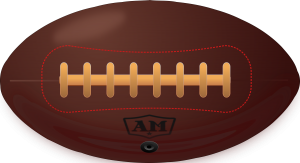 American football ball PNG-37770